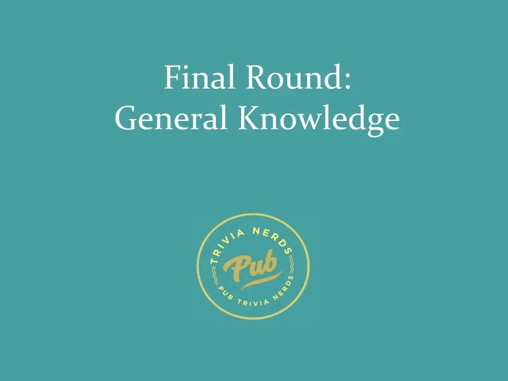 final round general knowledge