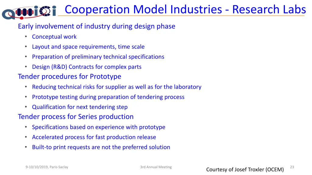 cooperation model industries research labs