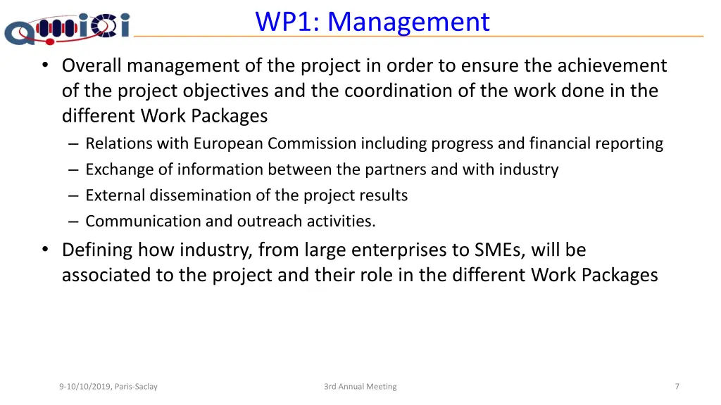 wp1 management