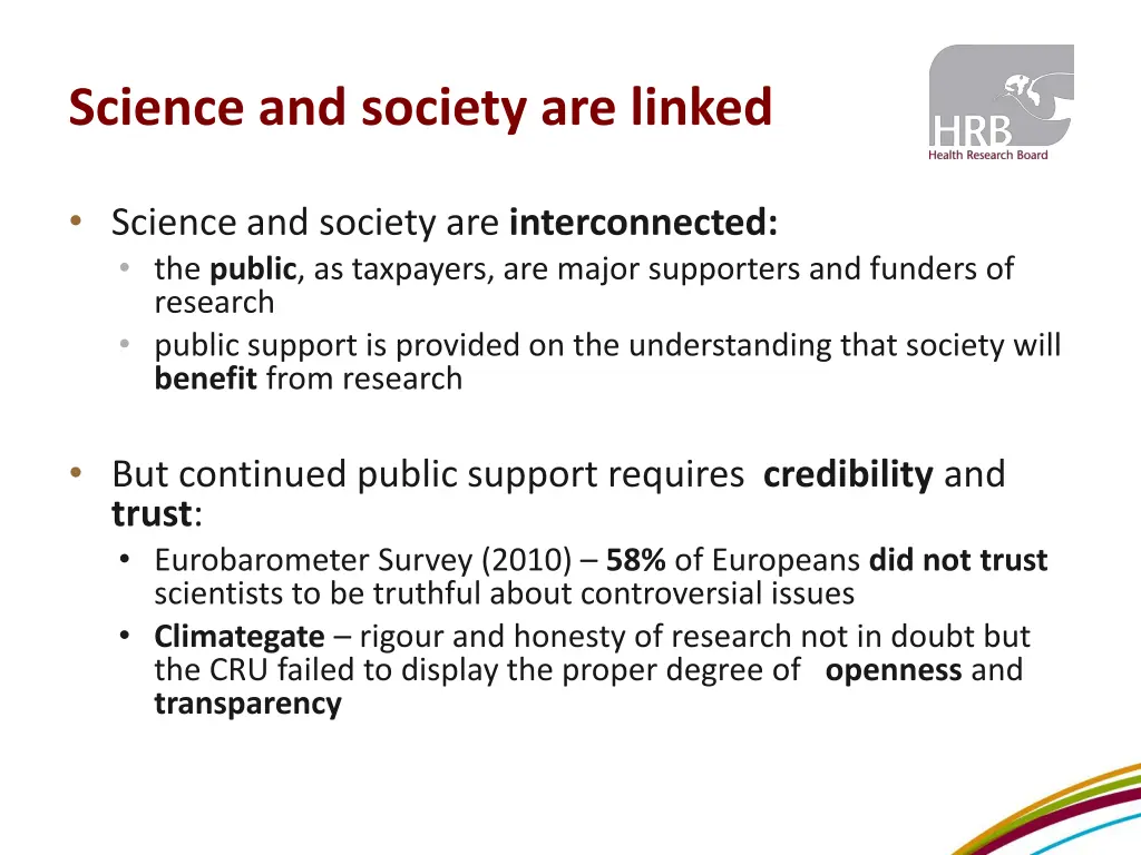 science and society are linked