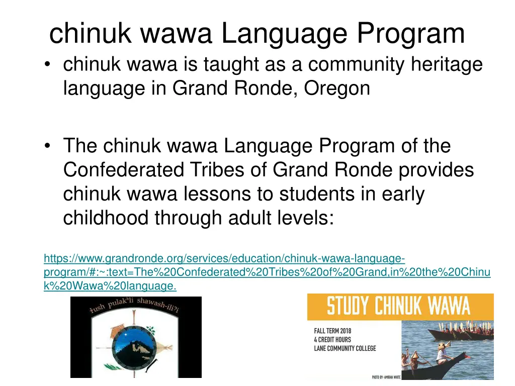 chinuk wawa language program chinuk wawa