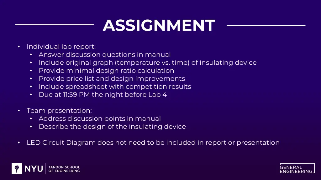 assignment