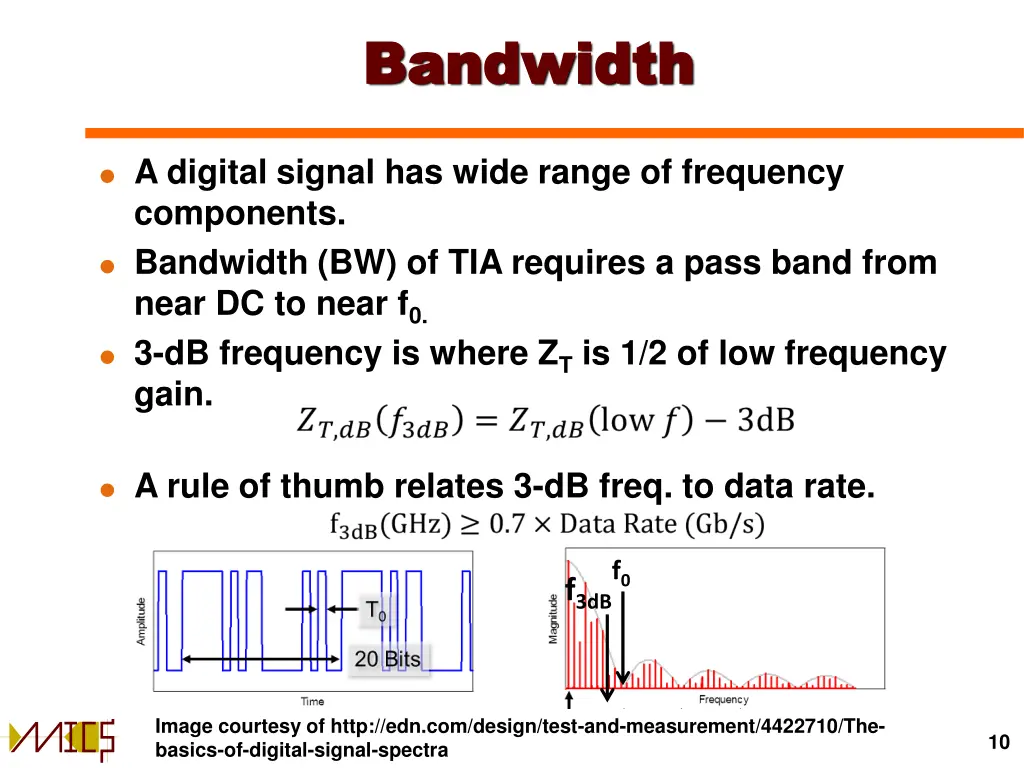 bandwidth bandwidth