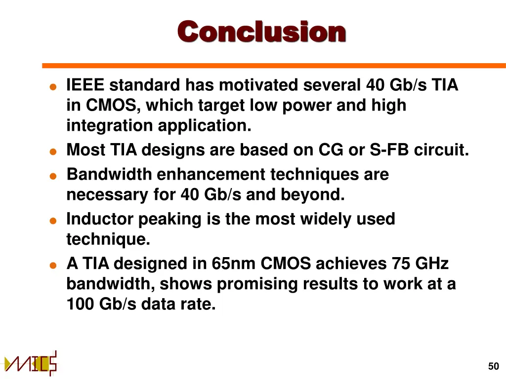 conclusion conclusion