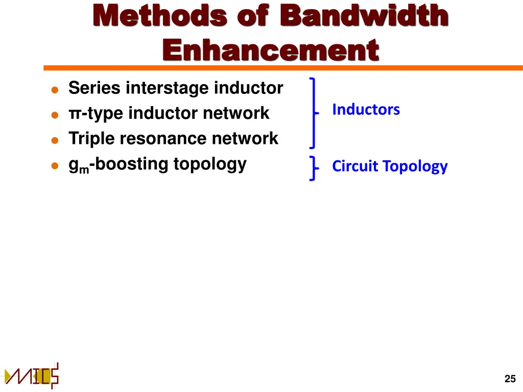 methods of bandwidth methods of bandwidth