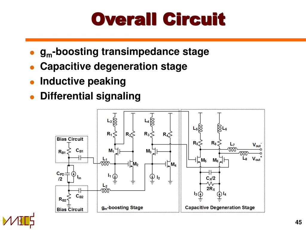 overall circuit overall circuit