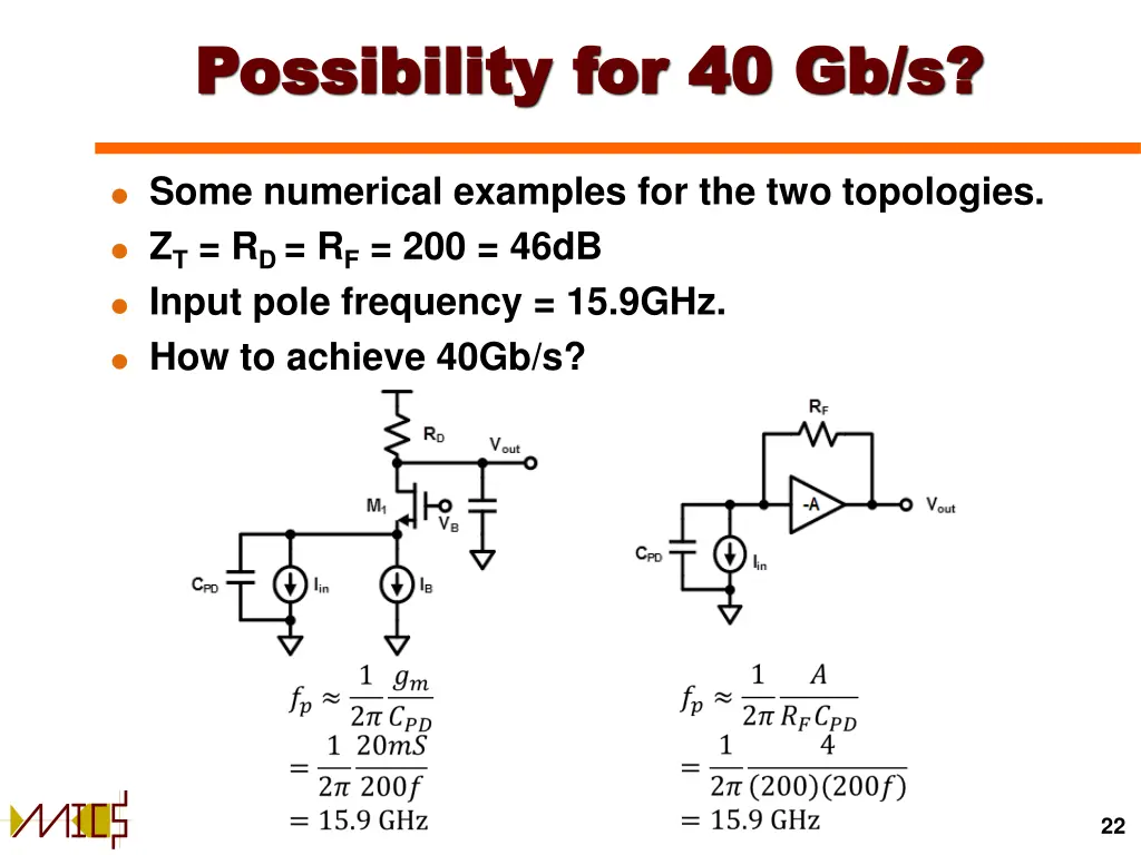 possibility for 40 gb s possibility for 40 gb s