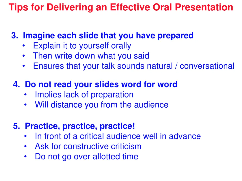 tips for delivering an effective oral presentation 1