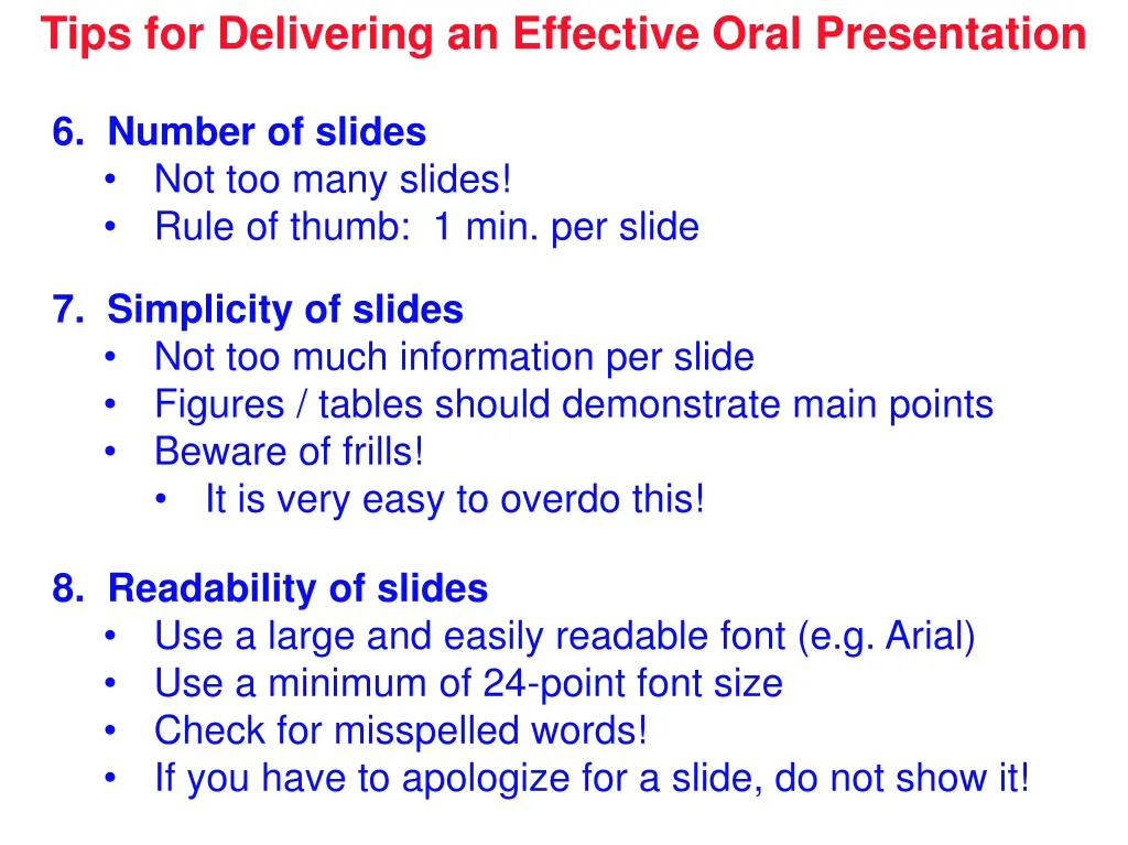 tips for delivering an effective oral presentation 2