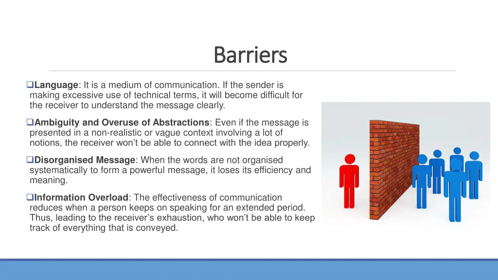 barriers barriers