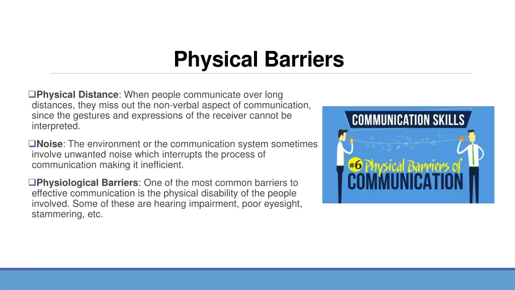 physical barriers