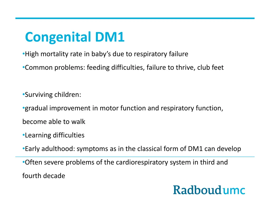 congenital dm1 2