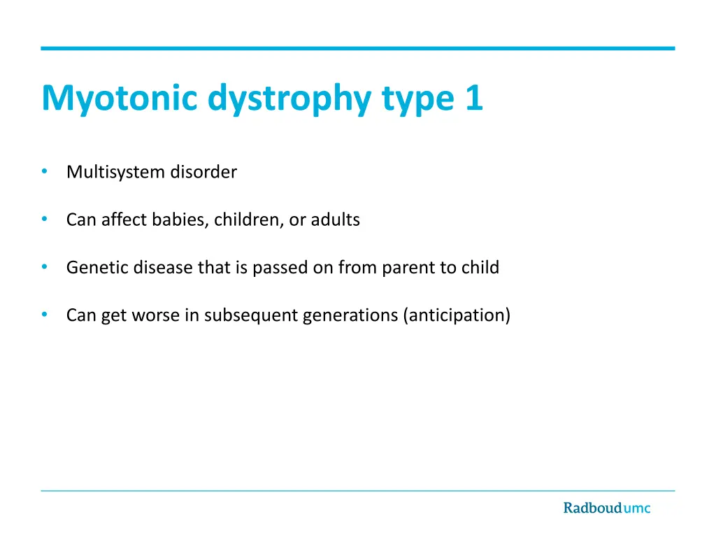 myotonic dystrophy type 1