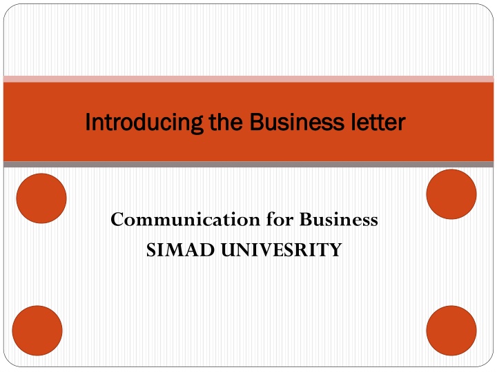 introducing the business letter introducing