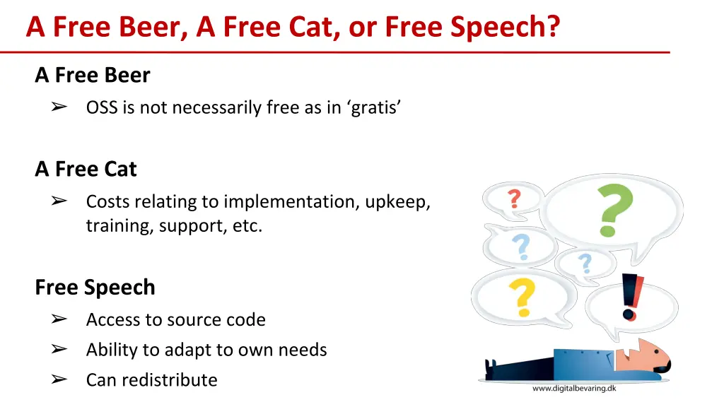 a free beer a free cat or free speech