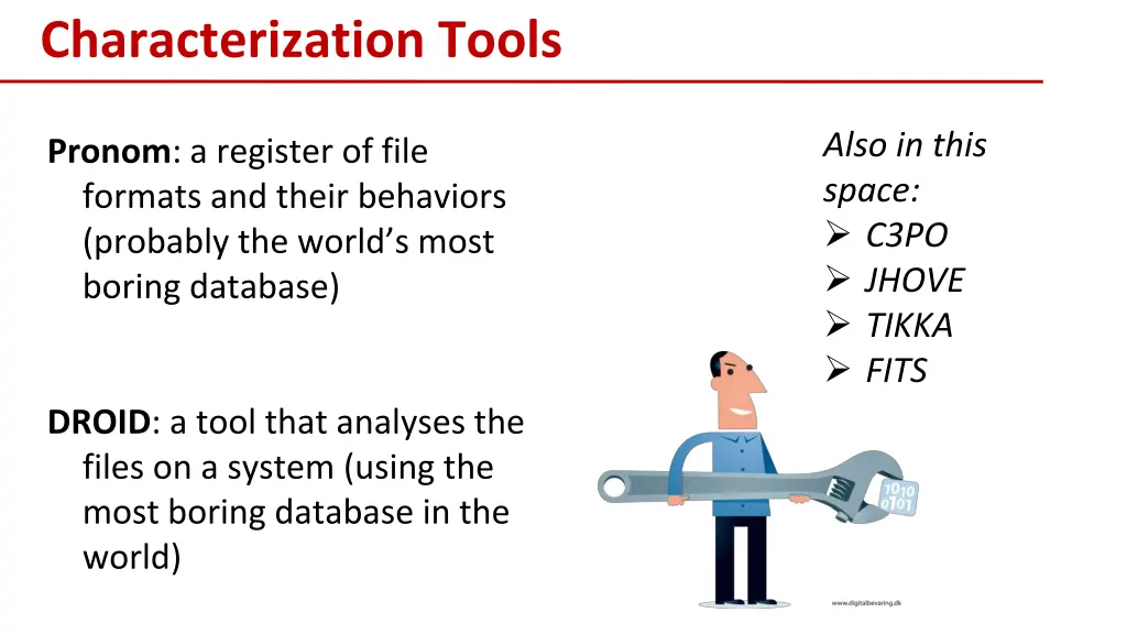 characterization tools