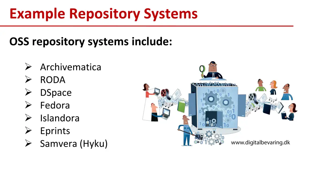 example repository systems