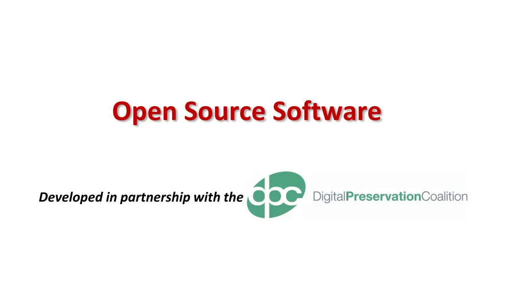 open source software