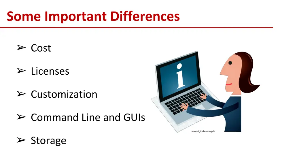 some important differences