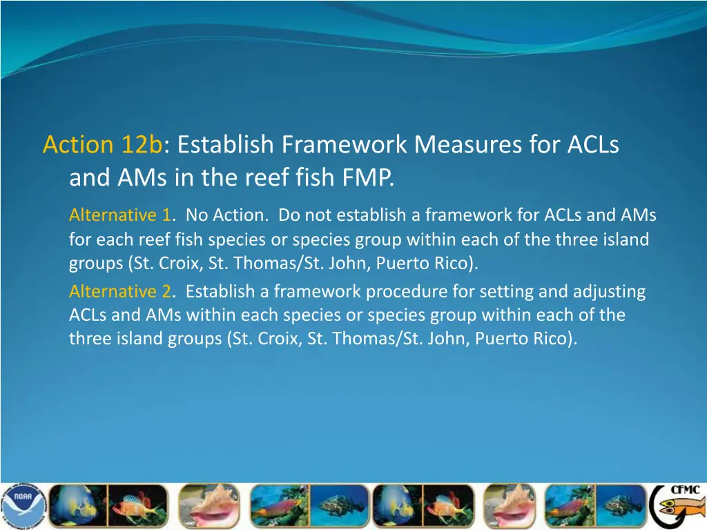 action 12b establish framework measures for acls