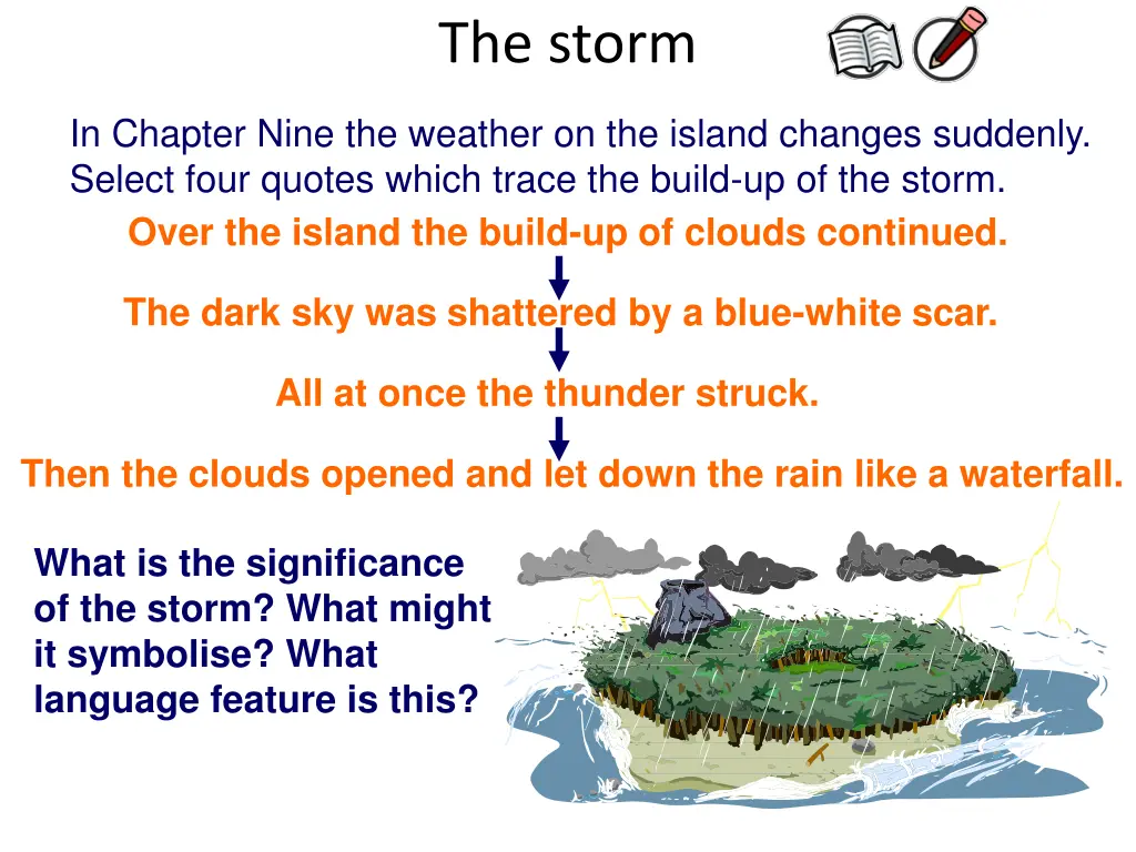 the storm