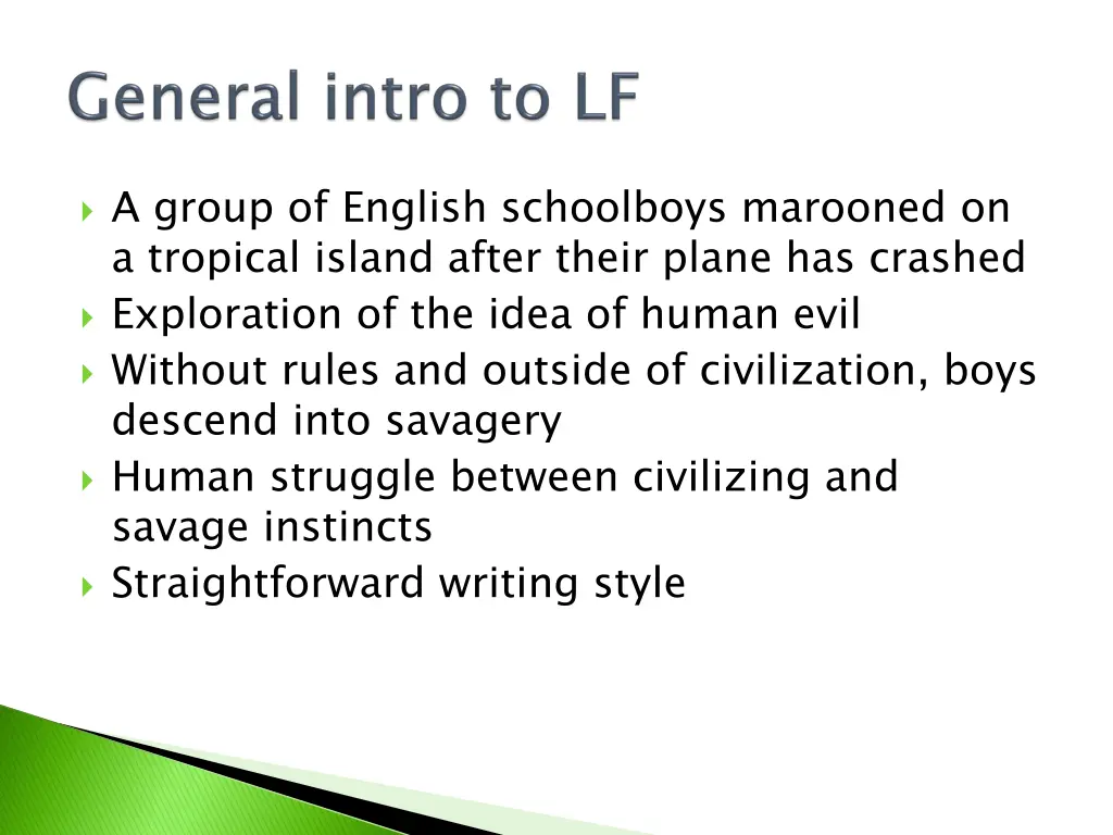 a group of english schoolboys marooned