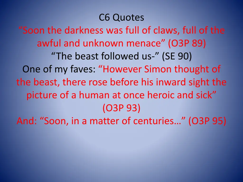 c6 quotes