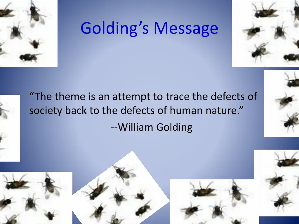 golding s message