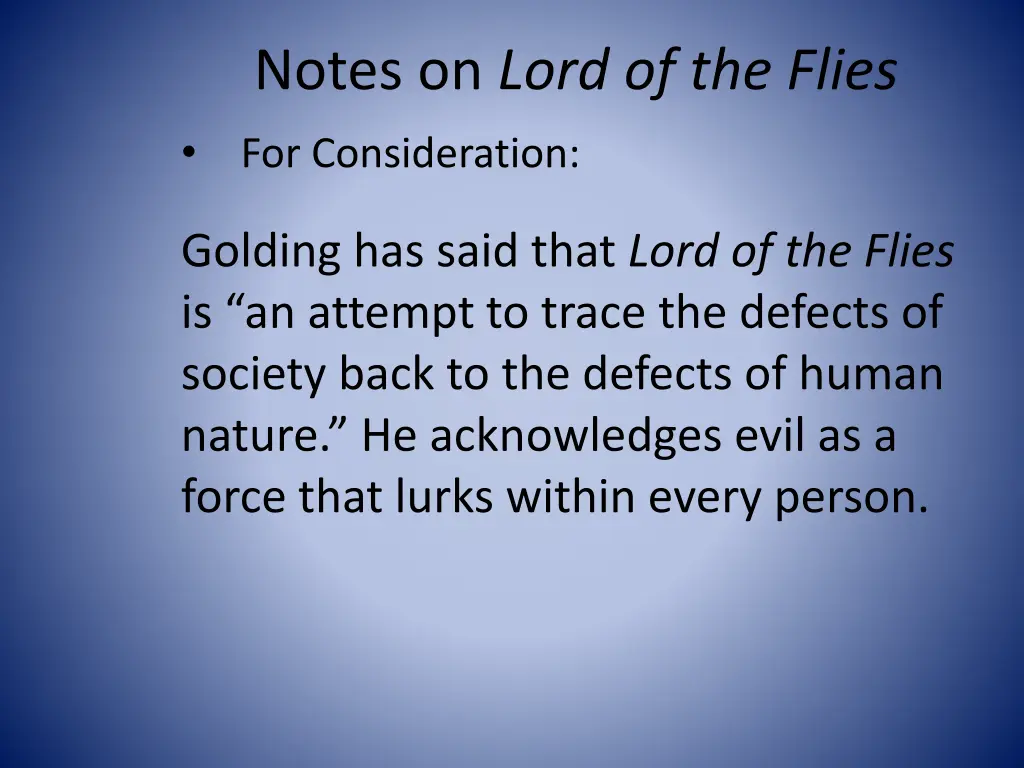 notes on lord of the flies 4