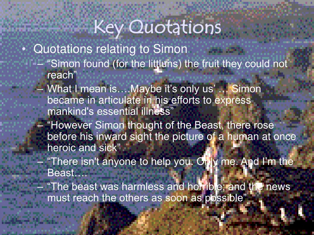 key quotations key quotations