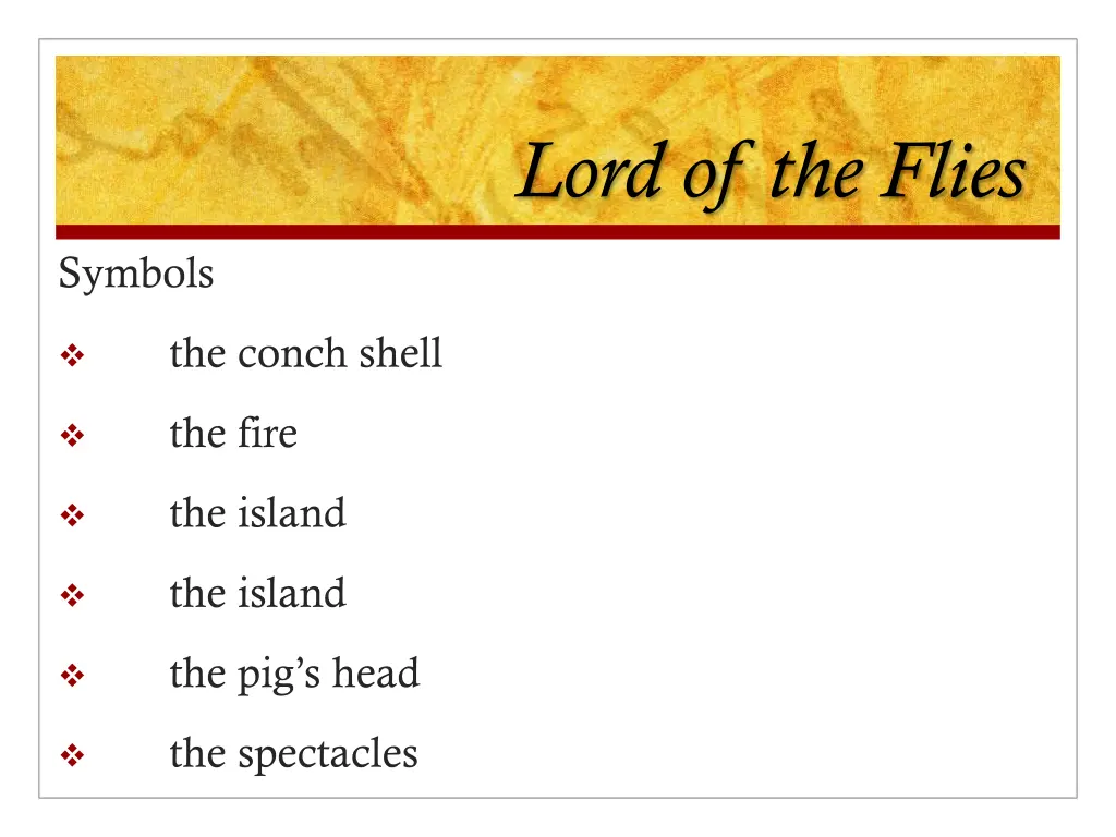 lord of the flies 7