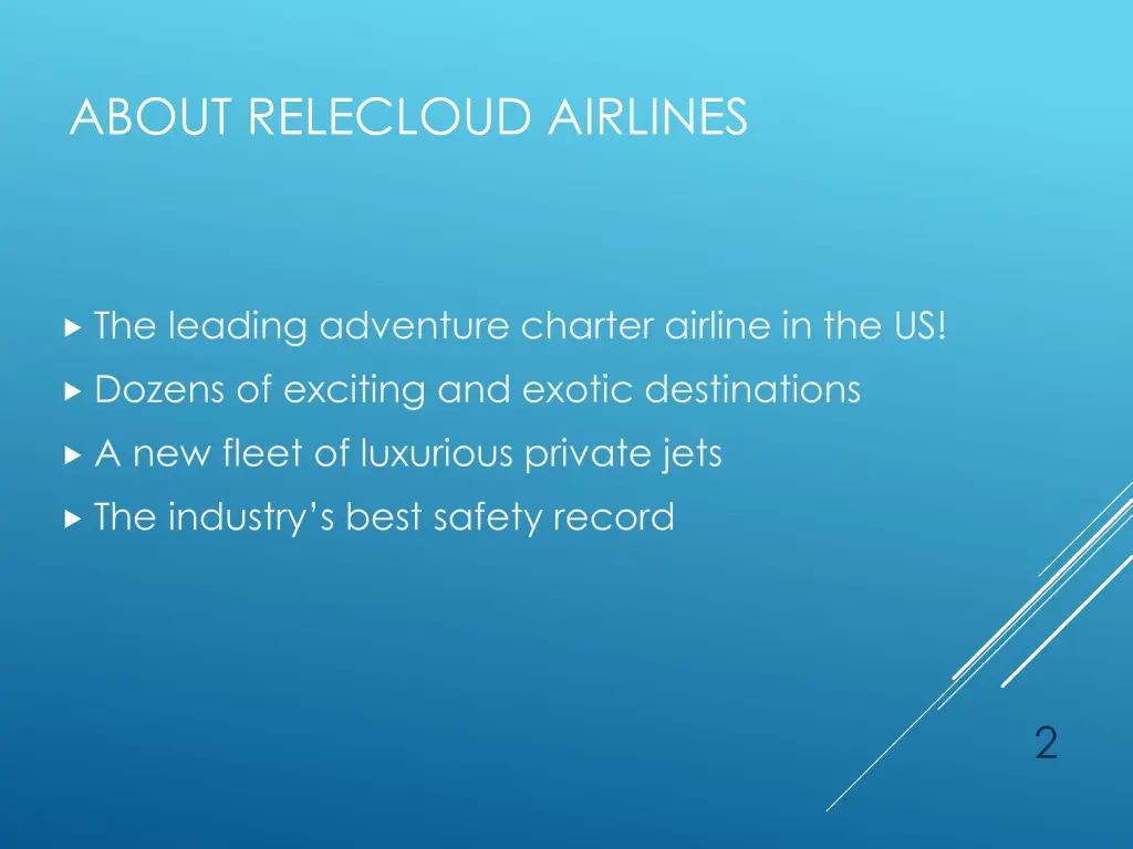 about relecloud airlines