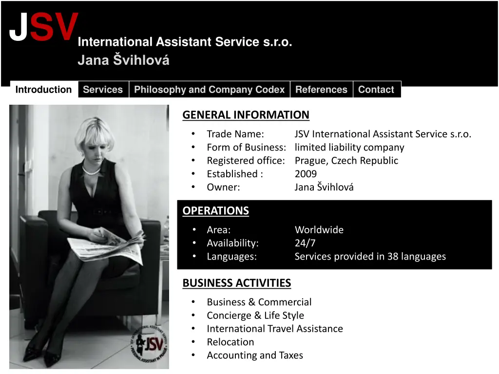 jsv international assistant service s r o jana 1