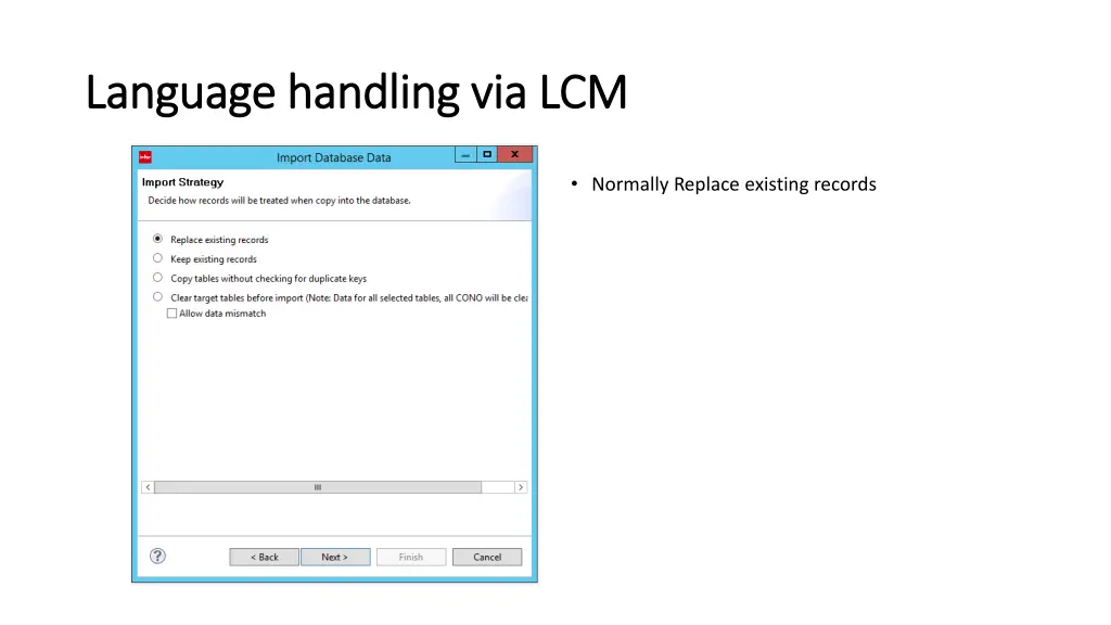 language handling via lcm language handling 11