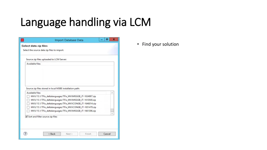 language handling via lcm language handling 9