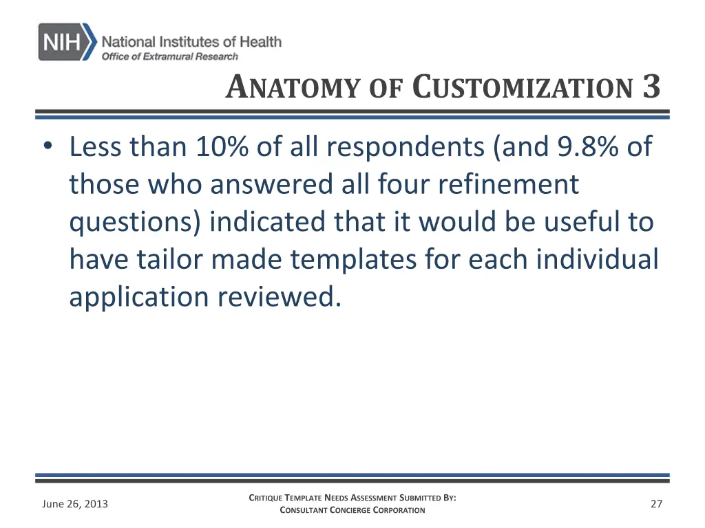 a natomy of c ustomization 3