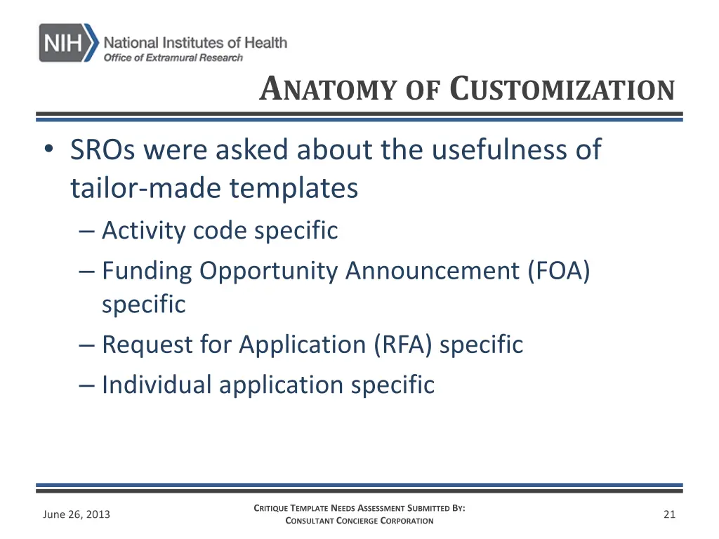 a natomy of c ustomization