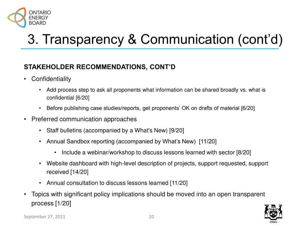 3 transparency communication cont d