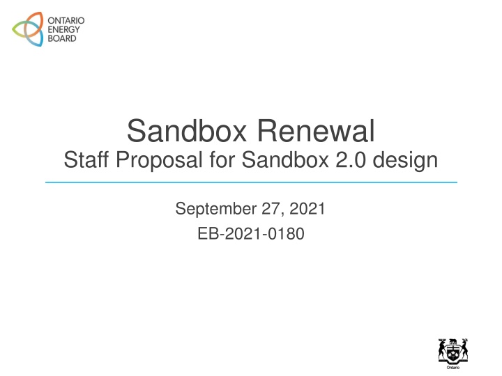 sandbox renewal staff proposal for sandbox