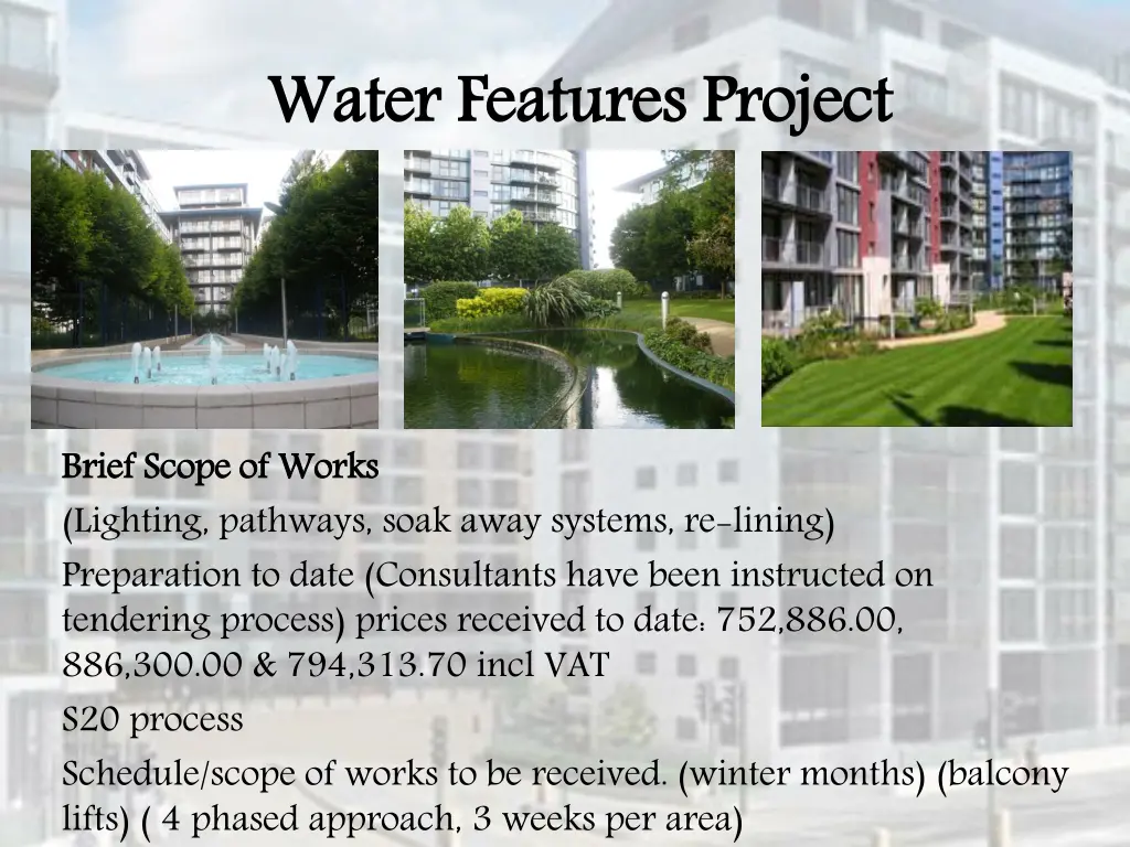 water features project