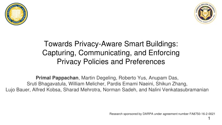 towards privacy aware smart buildings capturing