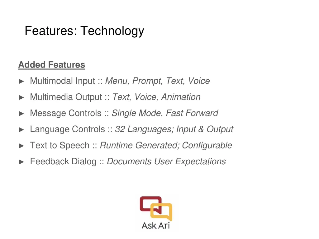 features technology 1