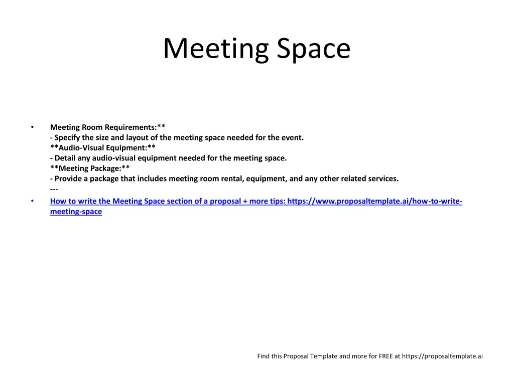 meeting space