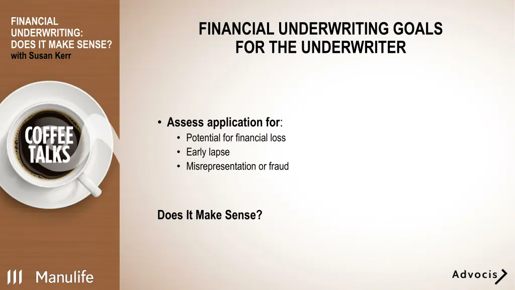 financial underwriting does it make sense with 9