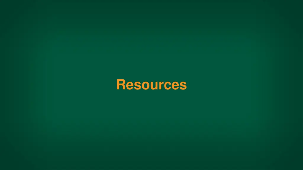 resources