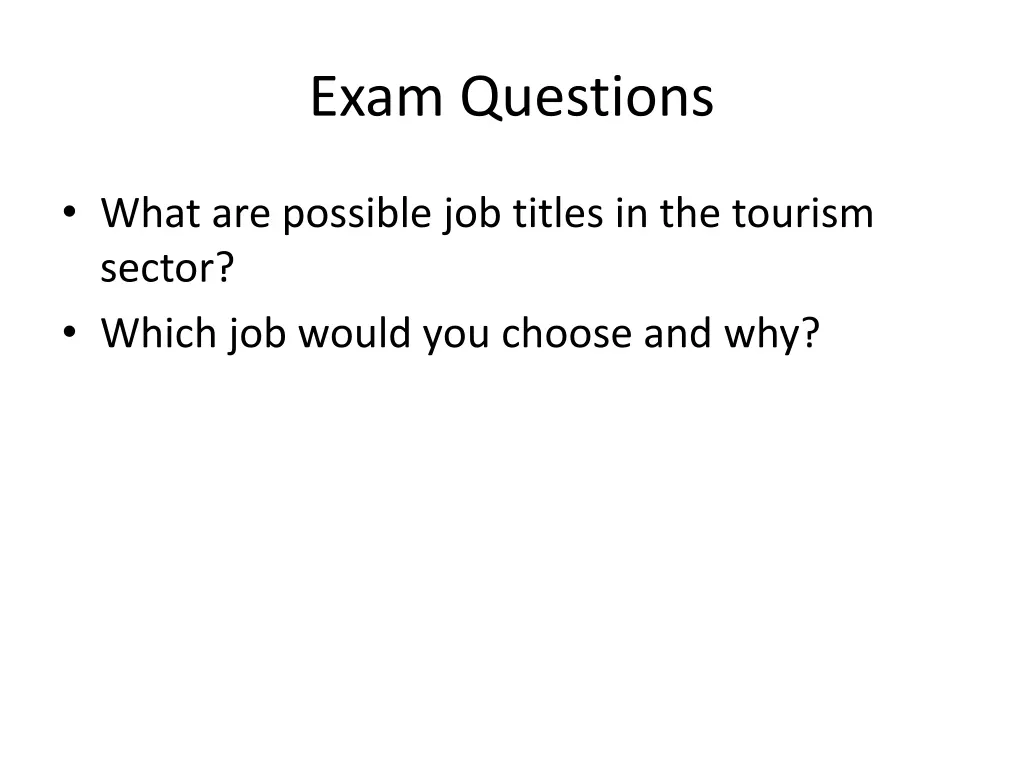 exam questions