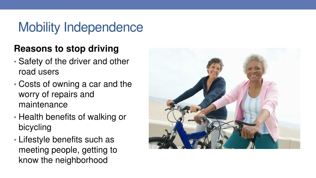 mobility independence