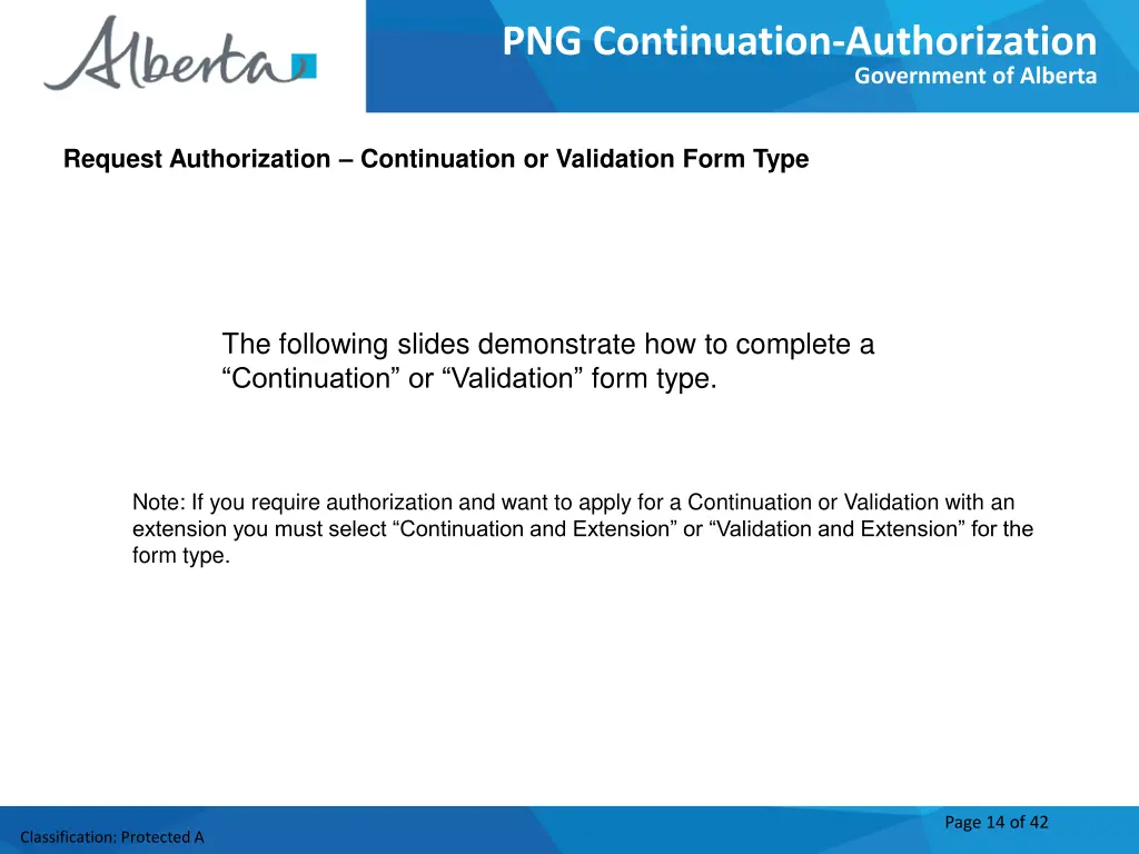 png continuation authorization 13