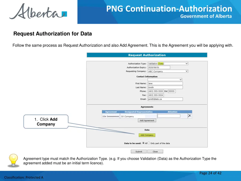 png continuation authorization 23