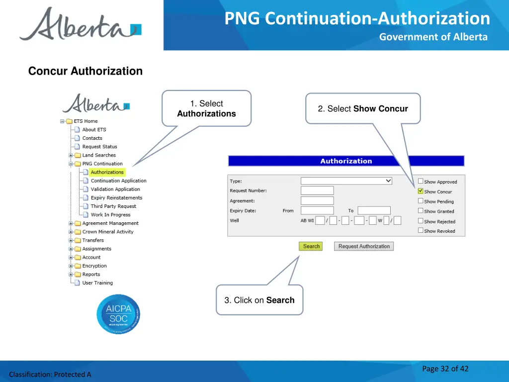 png continuation authorization 31